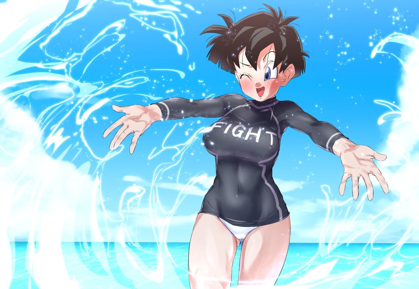 videl (dragon ball and 1 more) drawn by rom_(20)