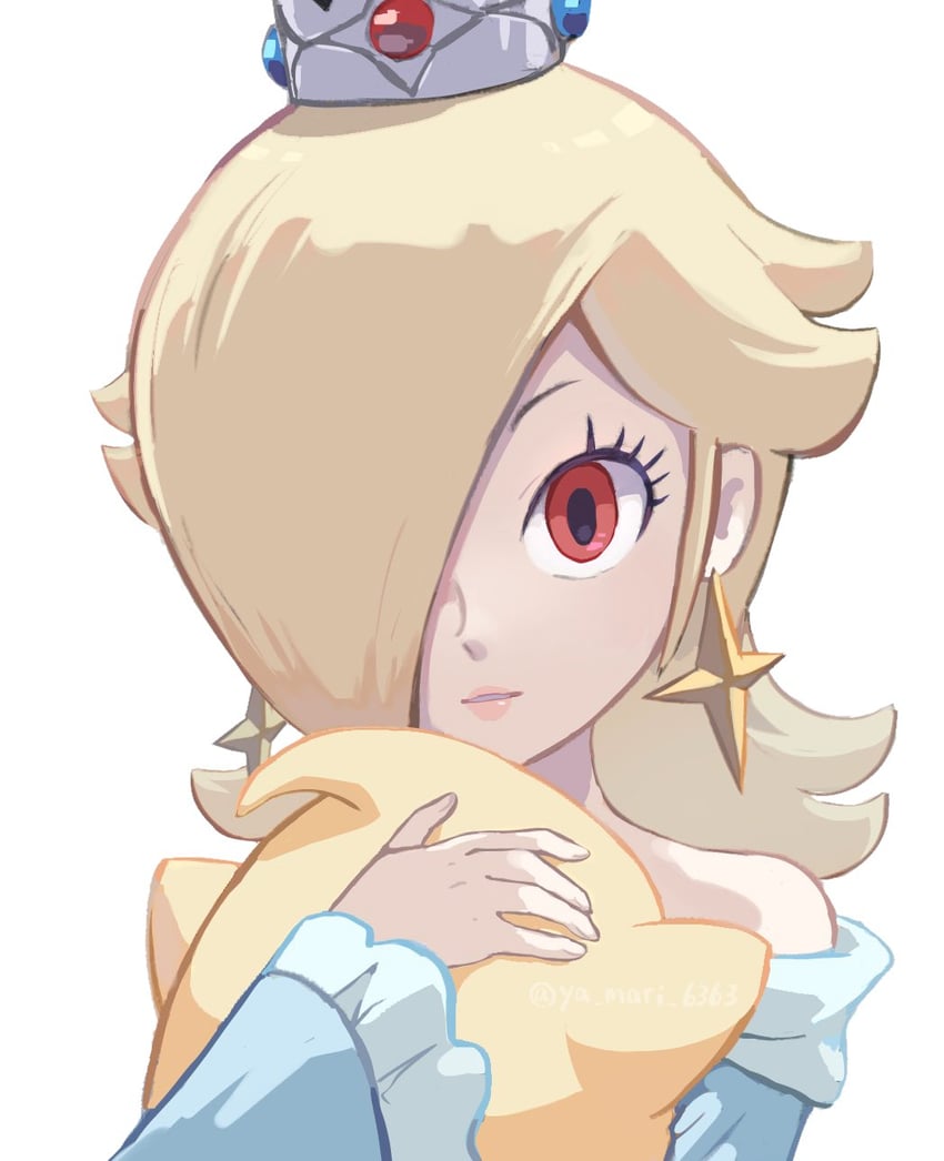 rosalina and luma (mario and 2 more) drawn by ya_mari_6363