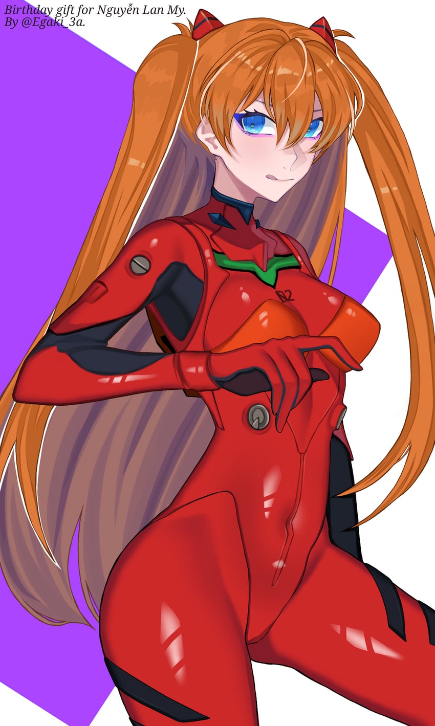 souryuu asuka langley (neon genesis evangelion) drawn by funny_pizza
