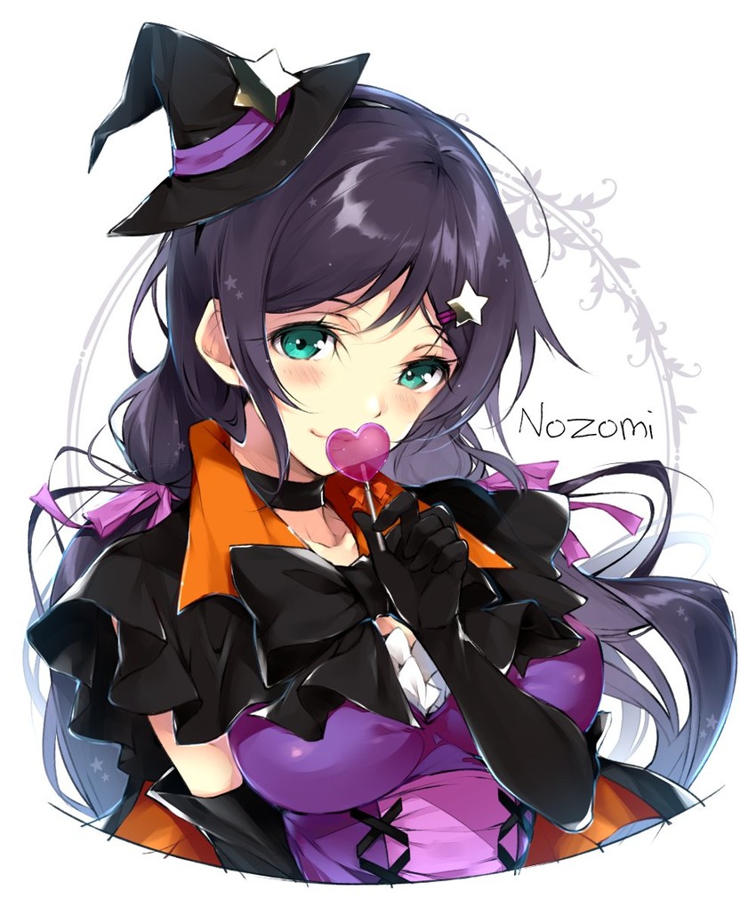 tojo nozomi (love live! and 1 more) drawn by hario_4