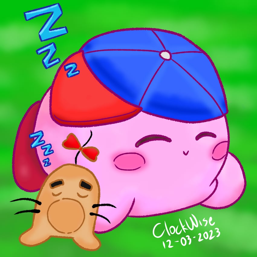 kirby, doseisan, and esp kirby (kirby and 2 more) drawn by clockwise-works