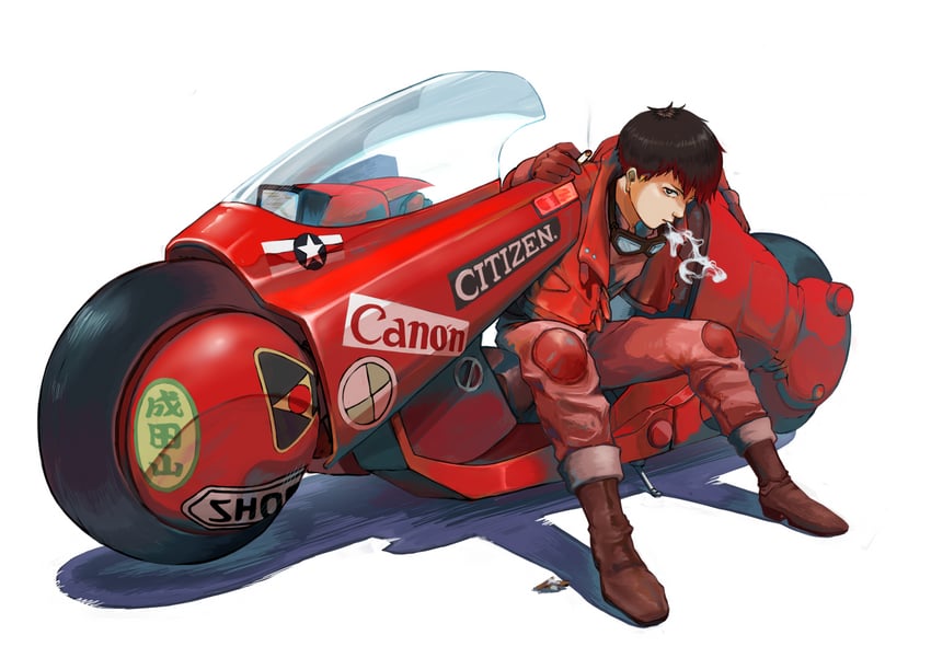 kaneda shoutarou (akira and 1 more) drawn by uohara_shinji