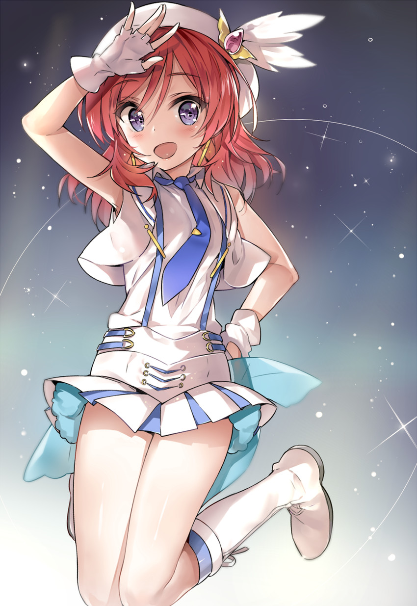 nishikino maki (love live! and 1 more) drawn by yuran