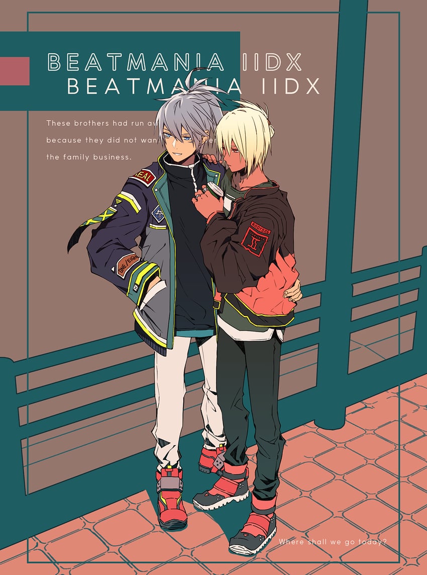 ereki and shilow (bemani and 1 more) drawn by maoh_(aburaage0528)