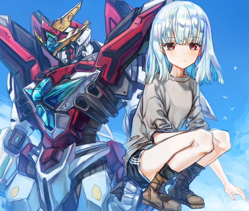 bravern and lulu (yuuki bakuhatsu bang bravern) drawn by greatwhite1122