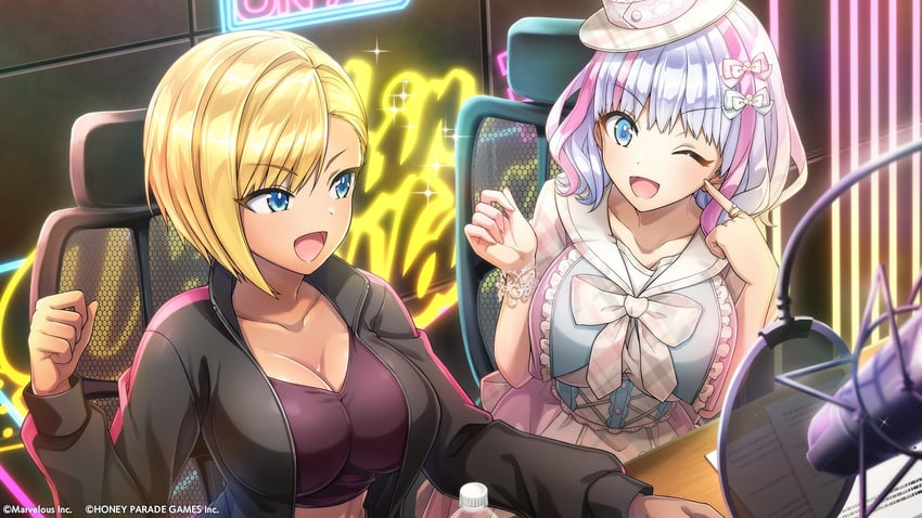 kukuri tomo and murahaya mashio (dolphin wave) drawn by ootomo_takuji