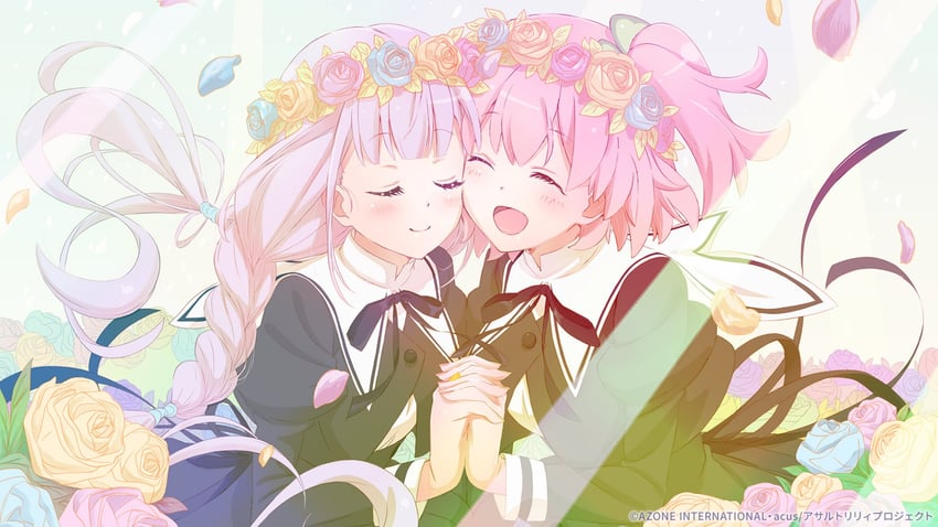 hitotsuyanagi riri and hitotsuyanagi yuri (assault lily)
