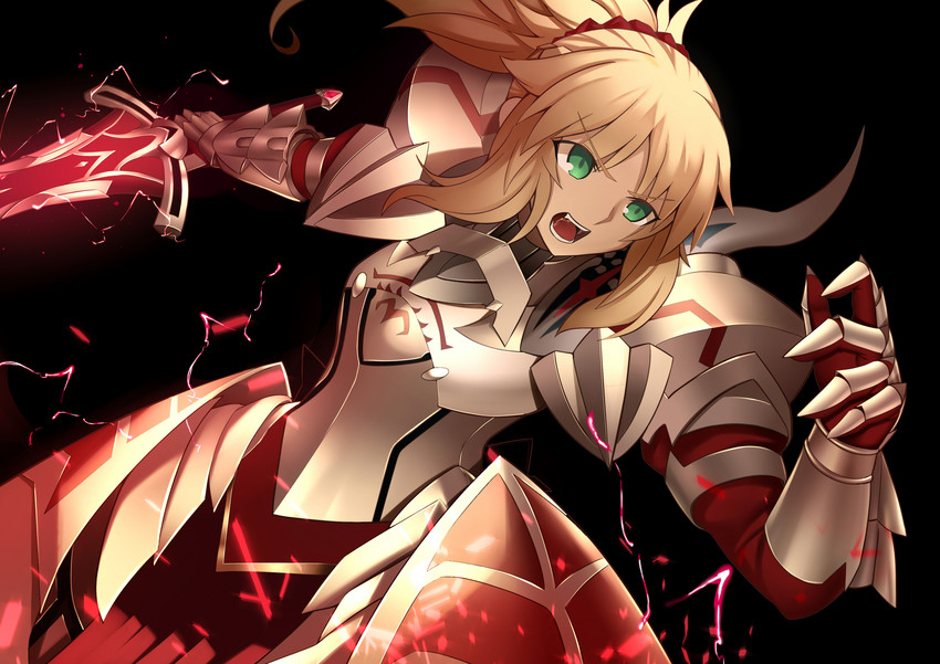mordred (fate and 1 more) drawn by paperfinger