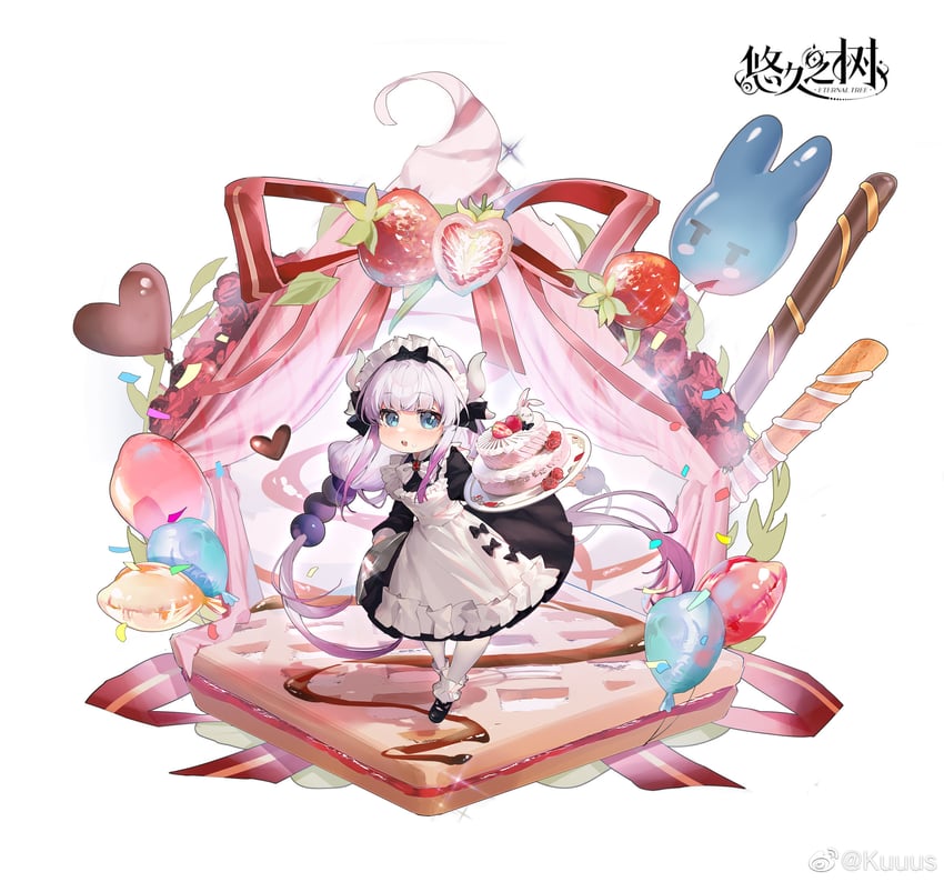 kanna kamui (kobayashi-san chi no maidragon and 1 more) drawn by kuuus