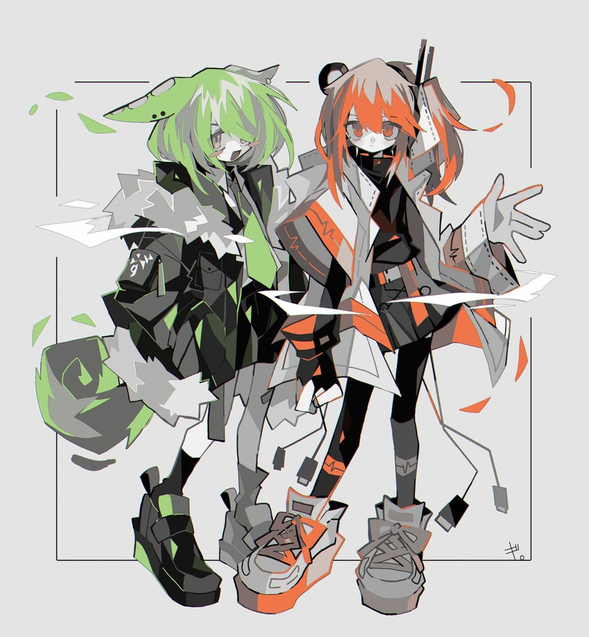 adachi rei and zundamon (utau and 2 more) drawn by asagina_gi