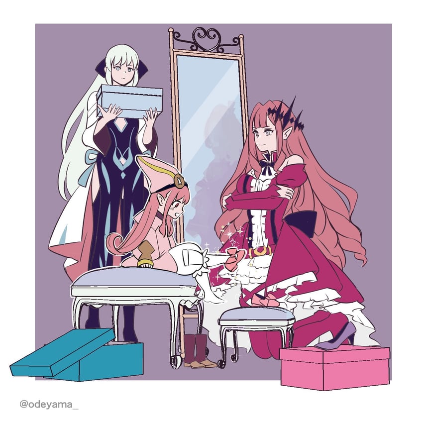 baobhan sith, morgan le fay, and habetrot (fate and 1 more) drawn by odeyama