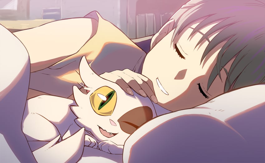 iwato suzume and daijin (suzume no tojimari) drawn by syope