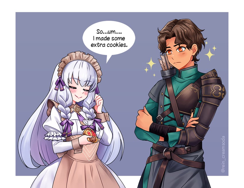 lysithea von ordelia and cyril (fire emblem and 2 more) drawn by rein_creamsoda