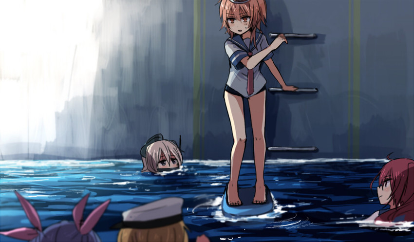 i-19, i-58, u-511, i-8, and i-168 (kantai collection) drawn by annin_musou
