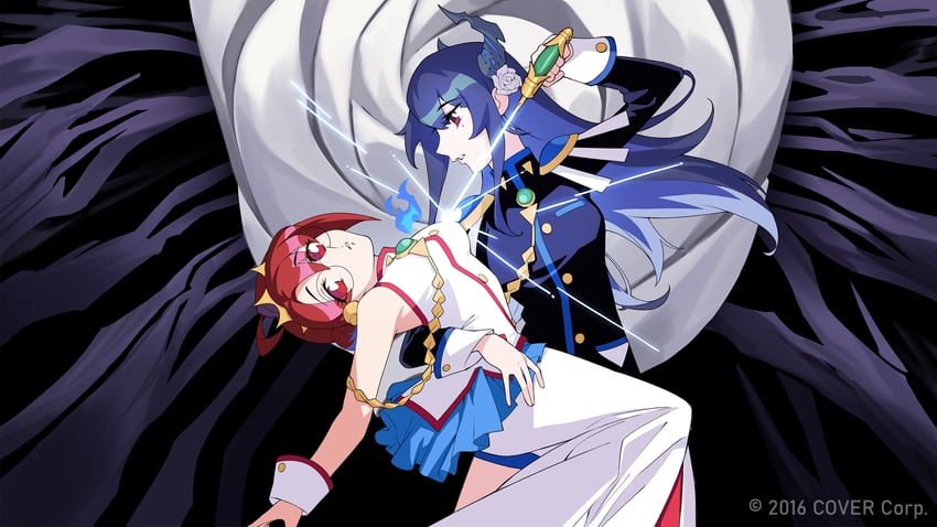 nerissa ravencroft, elizabeth rose bloodflame, tenjou utena, and himemiya anthy (hololive and 2 more) drawn by dasdokter