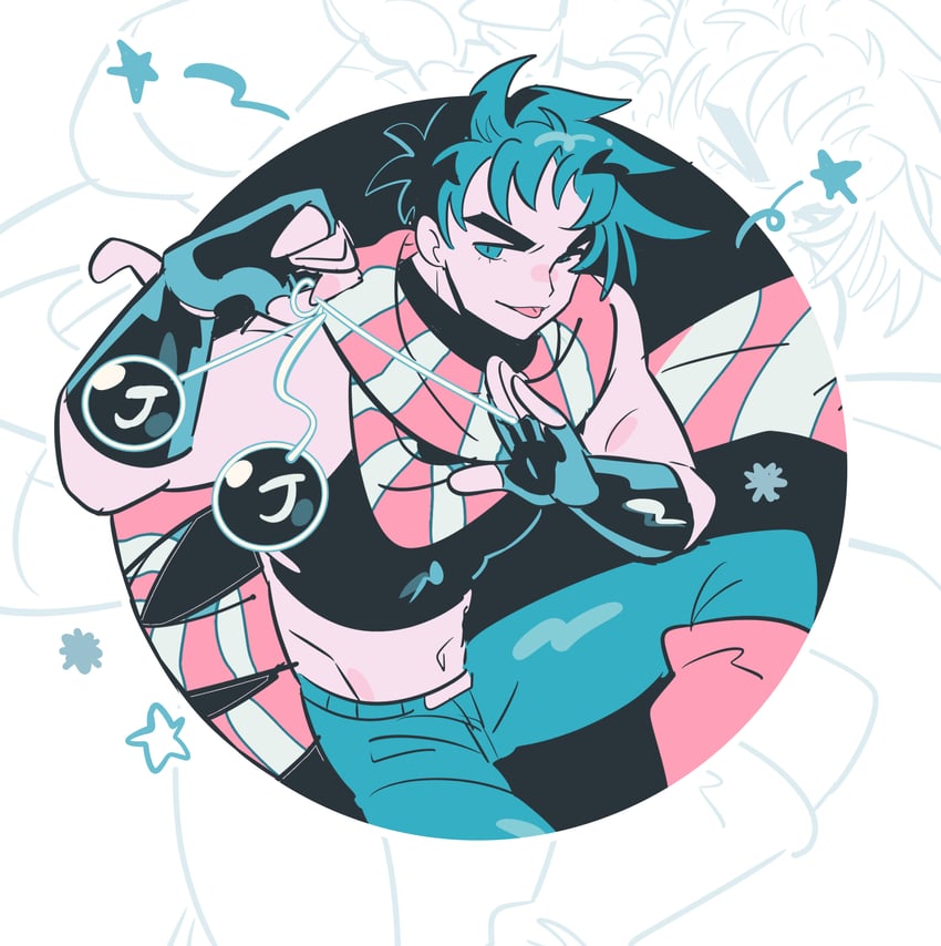 joseph joestar (jojo no kimyou na bouken and 1 more) drawn by gogeyama