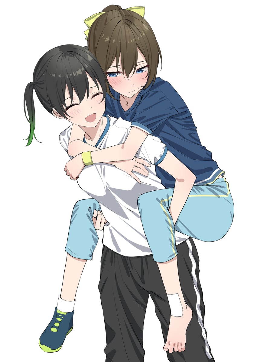 takasaki yu and osaka shizuku (love live! and 1 more) drawn by kawai_ritsu_(rits_meg)