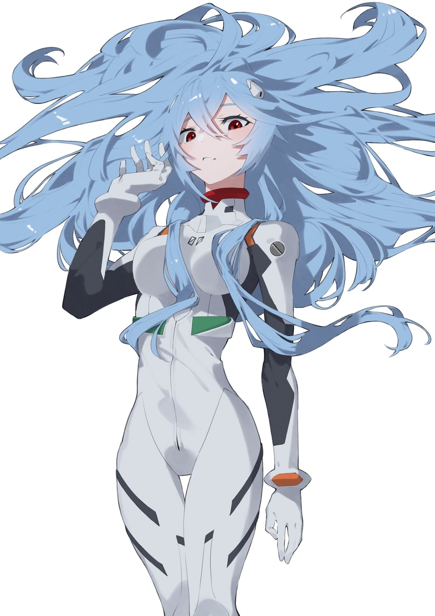 ayanami rei (neon genesis evangelion and 2 more) drawn by aoi_(altea0923)