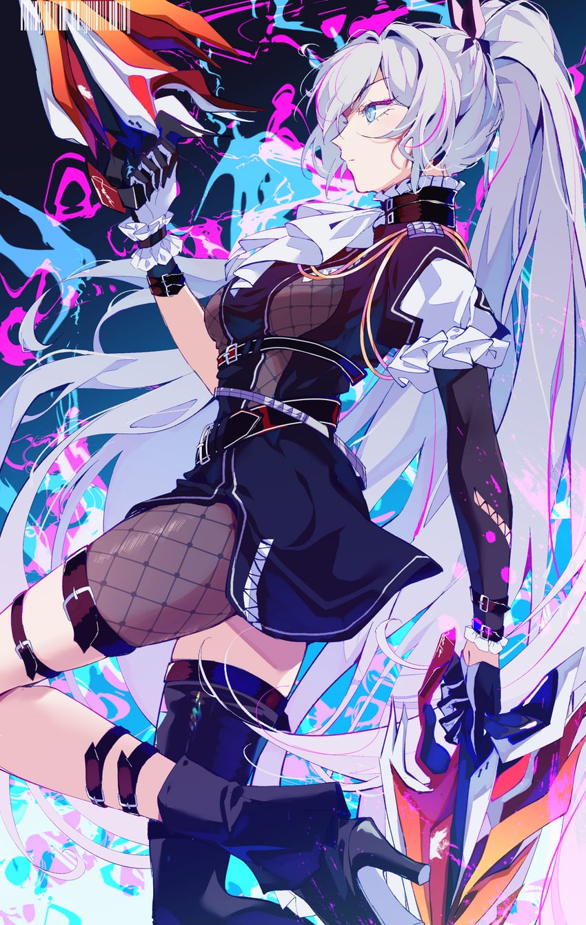 kiana kaslana (honkai and 2 more) drawn by aer007580