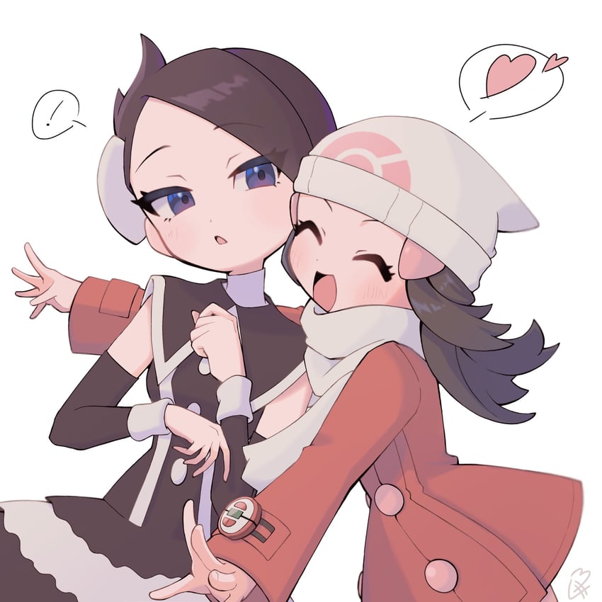 dawn and marley (pokemon and 2 more) drawn by noi_(noi_pk27)