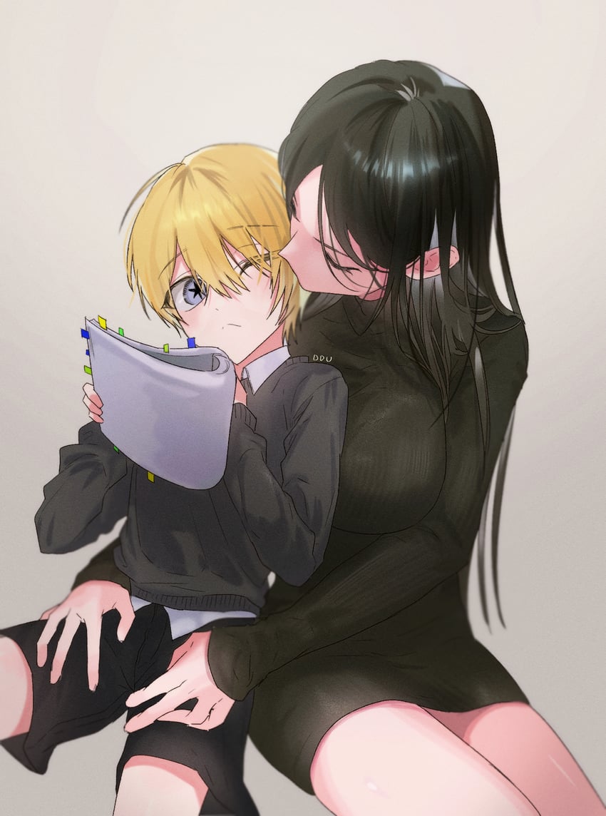 kamiki hikaru and himekawa airi (oshi no ko) drawn by ddu_45