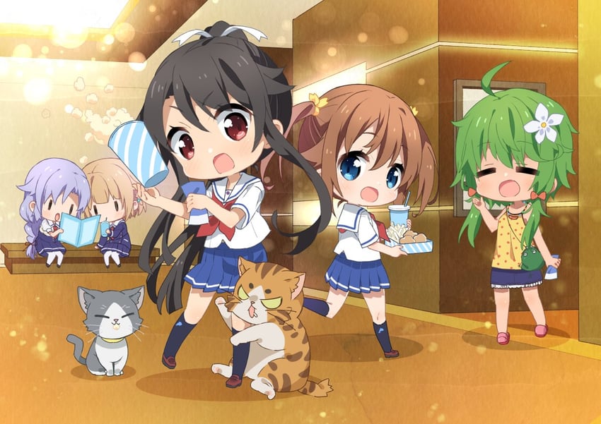 misaki akeno, munetani mashiro, isoroku, tamonmaru, and susan reyes (high school fleet) drawn by takamura_masaya