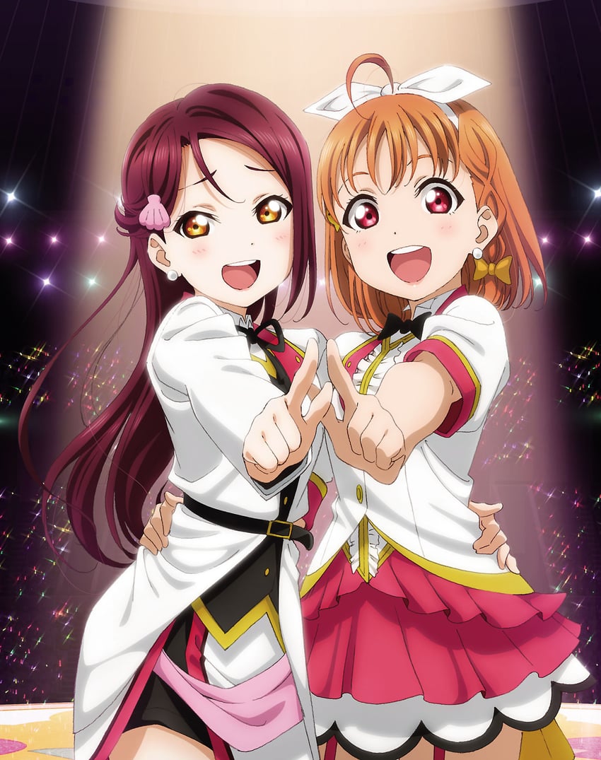 sakurauchi riko and takami chika (love live! and 1 more)