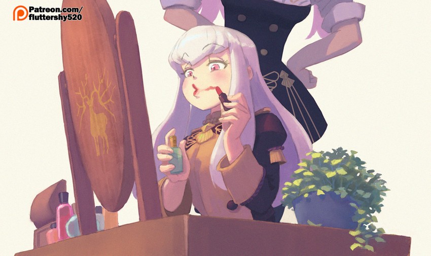 hilda valentine goneril and lysithea von ordelia (fire emblem and 1 more) drawn by green_little