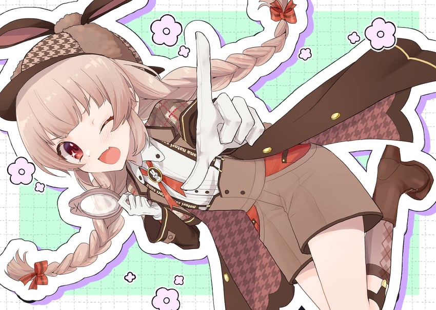 natori sana (sana channel) drawn by oyasumi_(oysm_gnn)