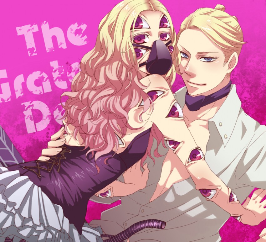 prosciutto and the grateful dead (jojo no kimyou na bouken and 1 more) drawn by hanaichi_(hana13)