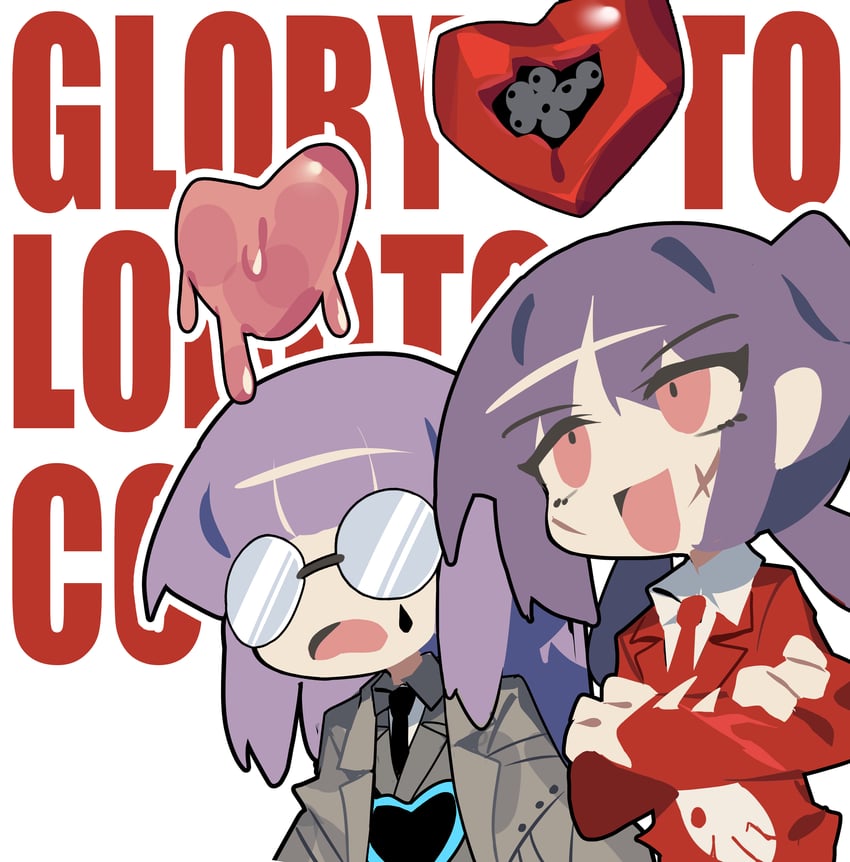 nugget, employee, laetitia, and melting love (original and 2 more) drawn by ghost_(tama)
