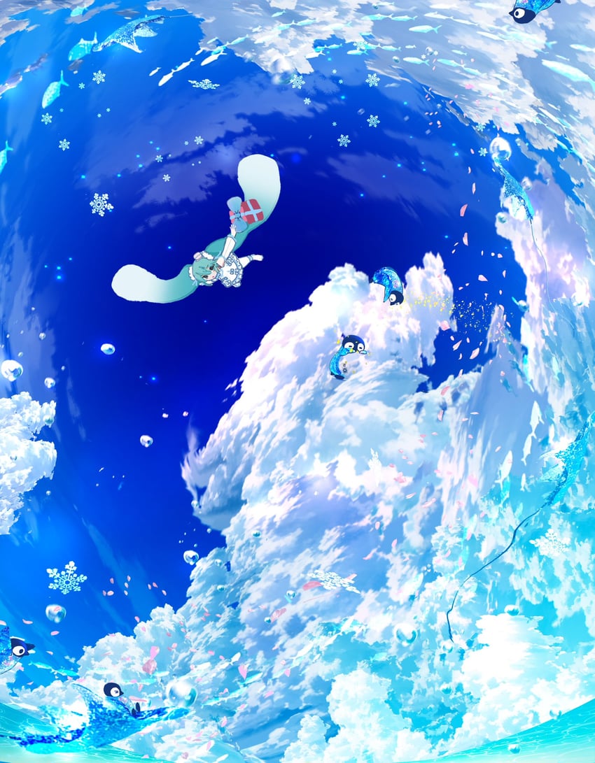 hatsune miku (vocaloid) drawn by makoron117117