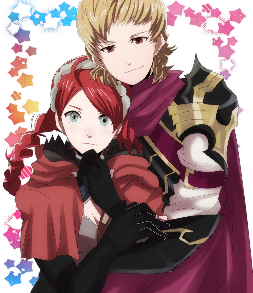 nina and siegbert (fire emblem and 1 more) drawn by rem_(eyes_410)