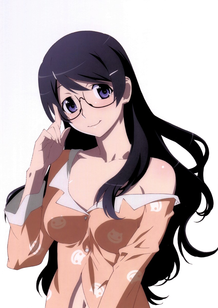 hanekawa tsubasa (monogatari and 1 more) drawn by watanabe_akio