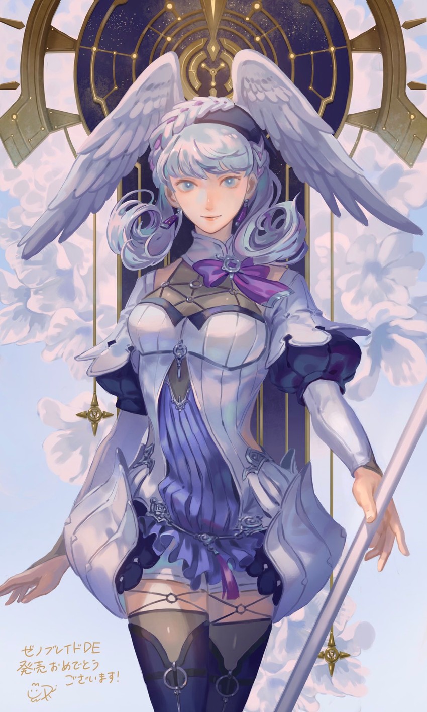 melia antiqua (xenoblade chronicles and 2 more) drawn by poten