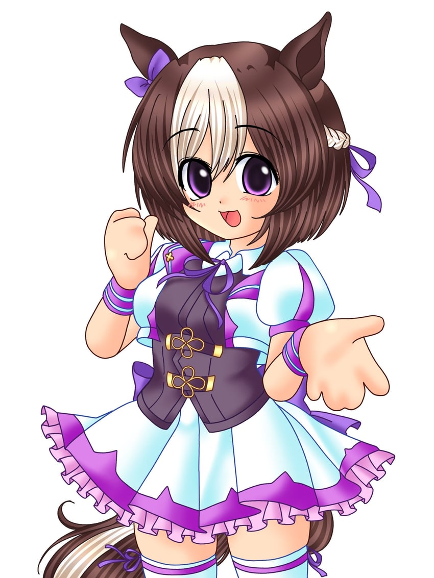 special week (umamusume and 1 more) drawn by seacatscrying