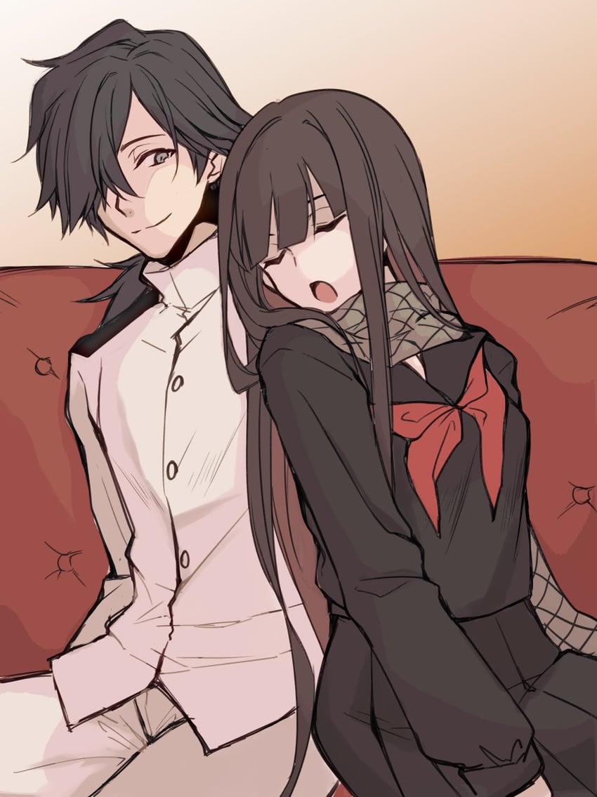 sakamoto ryouma and oryou (fate and 1 more) drawn by migiwa_(pixiv121486)