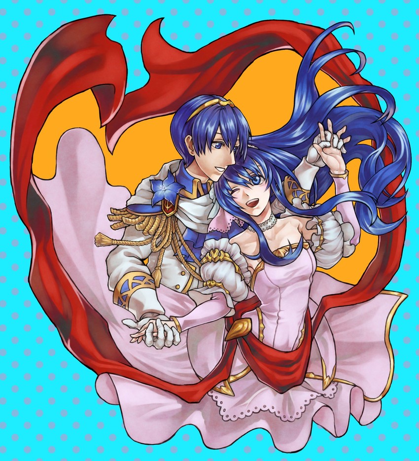 marth and caeda (fire emblem and 2 more) drawn by tamaro_pompom