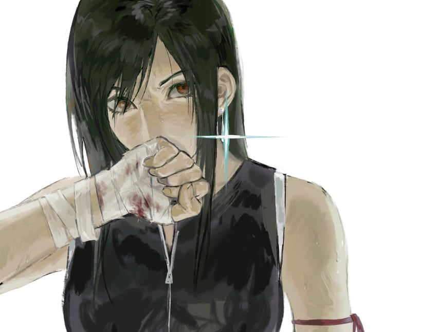 tifa lockhart (final fantasy and 2 more) drawn by horro26810047