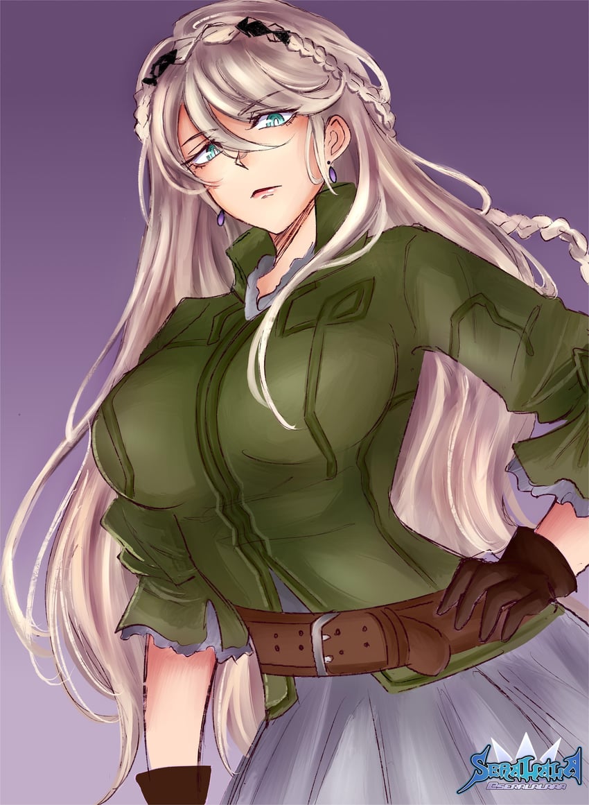 elaine auclair (eiyuu densetsu and 1 more) drawn by seralalaaa
