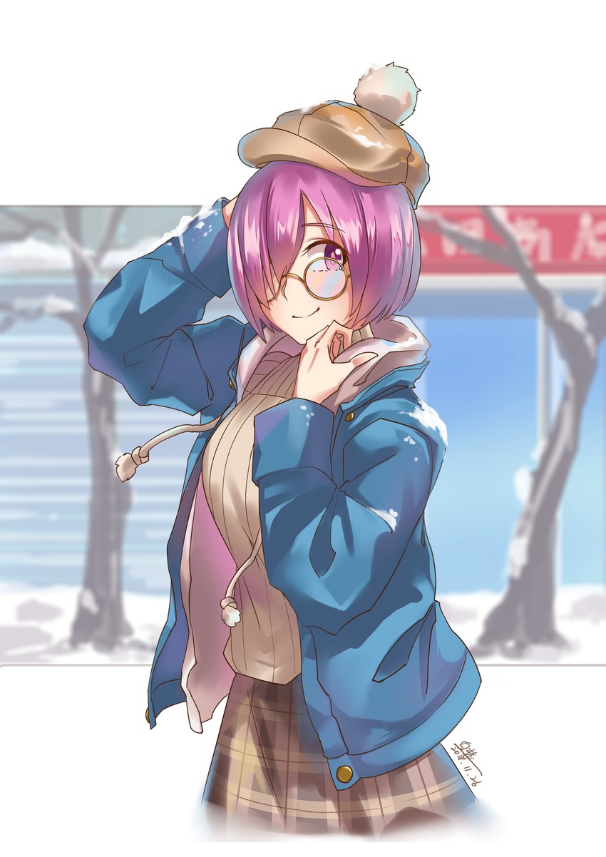 mash kyrielight (fate and 1 more) drawn by shiroi_ume