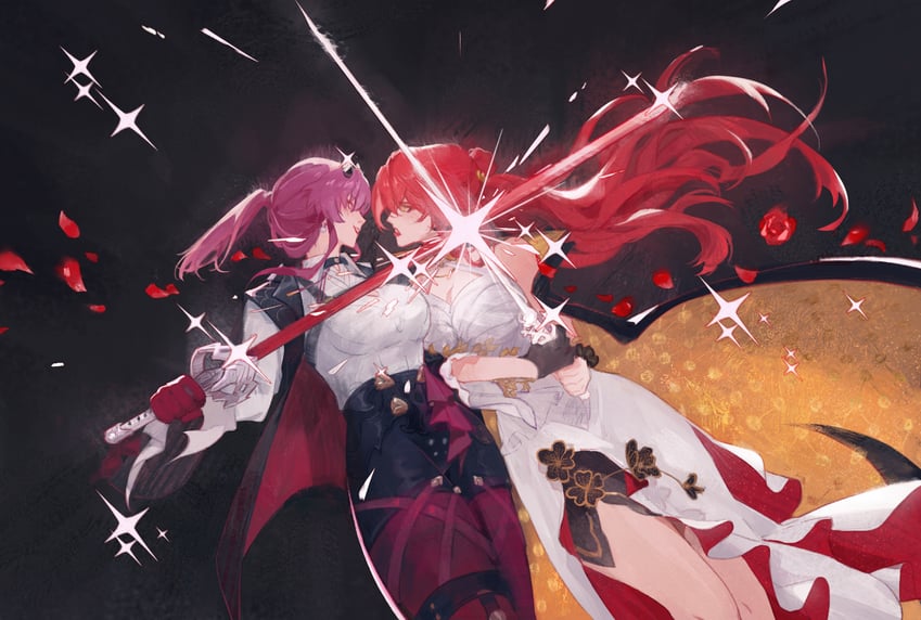 kafka and himeko (honkai and 1 more) drawn by remiilla