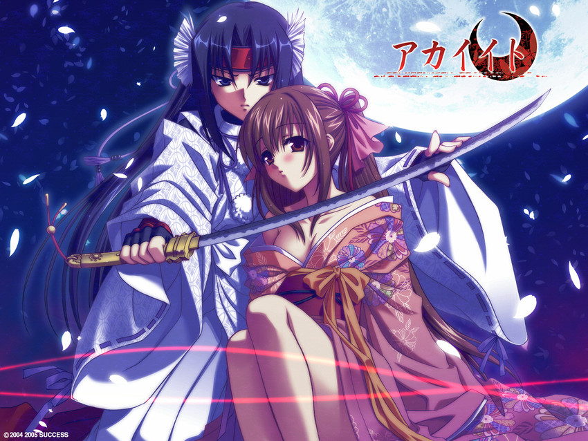 hatou kei and senba uzuki (akai ito) drawn by yasaka_minato