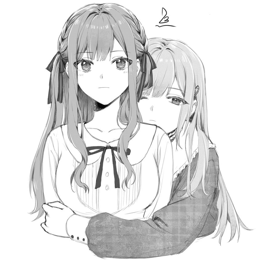 togawa sakiko and wakaba mutsumi (bang dream! and 1 more) drawn by zx277x