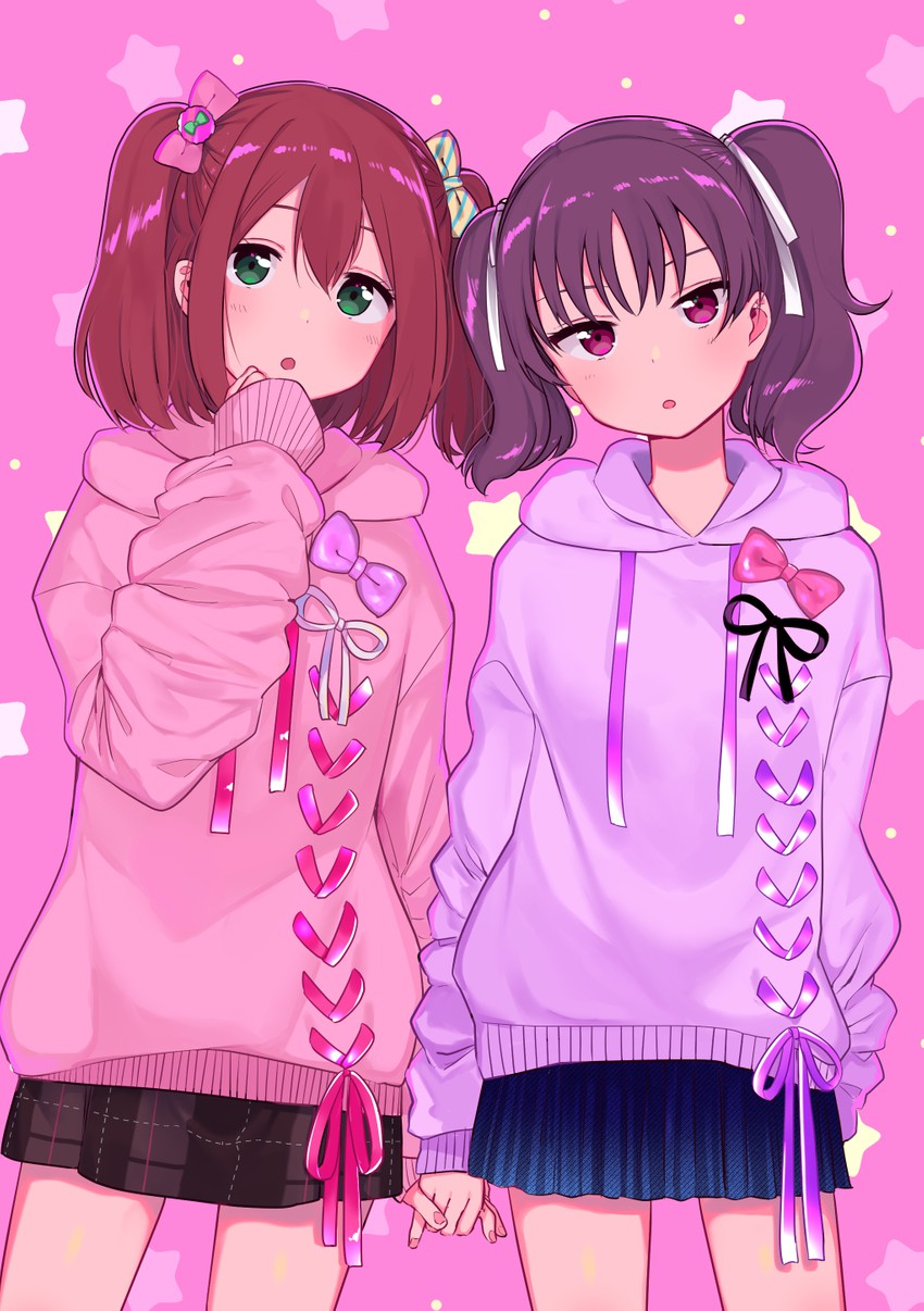 kurosawa ruby and kazuno leah (love live! and 1 more) drawn by yuama