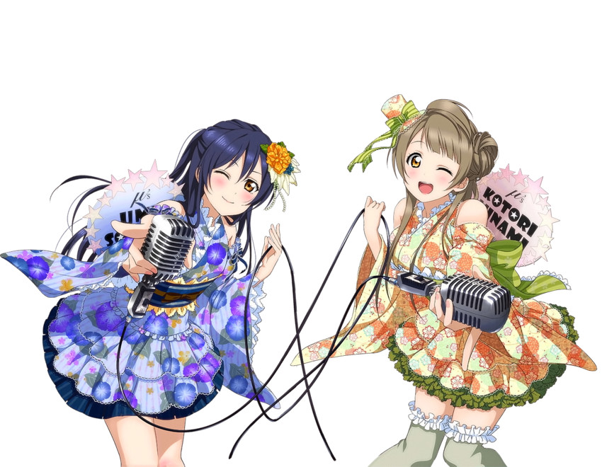 sonoda umi and minami kotori (love live! and 2 more)