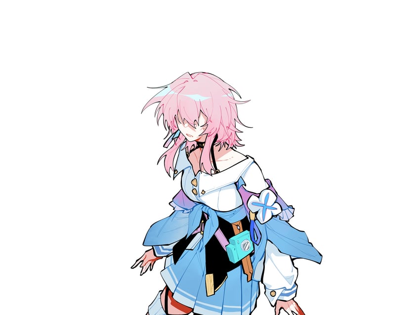 march 7th (honkai and 1 more) drawn by gumoxiansheng