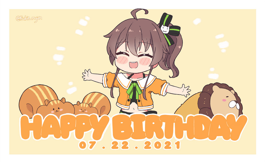 natsuiro matsuri, ebi frion, and matsurisu (hololive) drawn by kukie-nyan