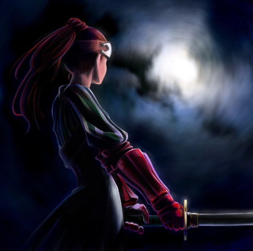 samurai (final fantasy and 1 more) drawn by suzume_yuu