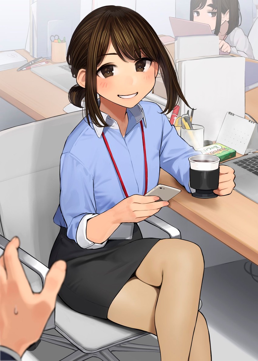 douki-chan and kouhai-chan (ganbare douki-chan) drawn by yomu_(sgt_epper)